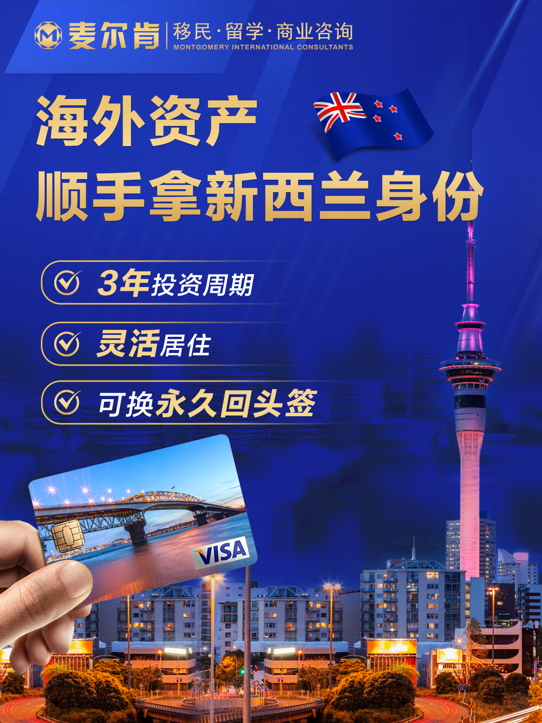 麦尔肯-新西兰主动投资者puls签证宣传图